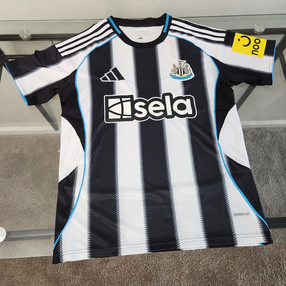 Newcastle Jersey -  Black and White Striped.